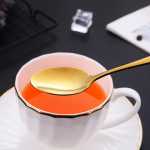 Golden 36-Piece Stainless Steel <b>Cutlery</b> <b>Set</b> In Wooden Box Western Style Dinnerware With Knife Fork Spoon Coffee Spoon - Product Image 2