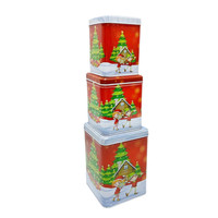 Boîtes en fer blanc carrées personnalisées de qualité alimentaire pour thé et café, emballages métalliques écologiques et recyclables pour boissons