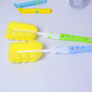 Cepillo de limpieza para biberones Aixin con cabezal reemplazable para biberones y tazas, colores mixtos, material plástico. - Product Image 2