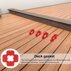 ตัวเว้นระยะพื้นพลาสติกอเนกประสงค์แบบหนา 4-in-1 หลายขนาด สำหรับใช้ในโรงแรมทันสมัย ใช้ซ้ำได้ ปรับความกว้างรอยต่อพื้นได้ - Product Image 3