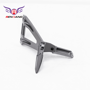 Reposapiés Trasero Gris de Aluminio Fundido ADC12 de Fábrica Original <span class=keywords><strong>Ren</strong></span> <span class=keywords><strong>Hang</strong></span> para Motocicletas Italika 250, Componente del Sistema de Carrocería, 1 Año de Garantía - Product Image 4