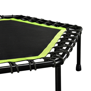 Adult Fitness Hexagonal Trampoline With Adjustable Handle 48" Spring Free <strong>Rebounder</strong> - Product Image 3