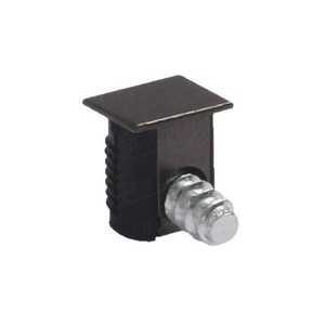 3-In-1 Minimalist Concealed Shelf Support 12Mm Square Gunmetal <b>C</b>-Type For Cabinet Coffee <b>Table</b> Sofa Bed - Product Image 4