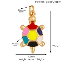 Collar con Colgante de Estrella de Mar, Delfín y Caballito de Mar Multicolor de Moda, Joyería de Esmalte para Vacaciones de Verano en la Playa K91