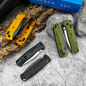 BM-Mini BUGOUT 533BK-2 Pocket EDC Knife Lightweight Aluminum Handle <b>Camping</b> Outdoor Hunting Survival <b>Tool</b> Daily Folding Knife - Product Image 4