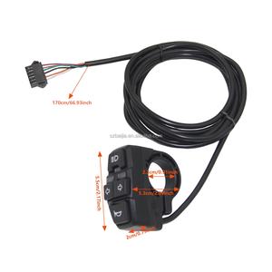 Universal 24/36/48V/60V LED Plastic Electric Bike Parts Kit with Headlight <b>Tail</b> Light Turn Signal & Water Resistant Features - Product Image 3