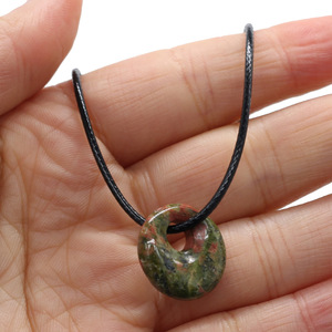 Collana con Pendenti in Cristallo Naturale 2026, Perle con Foro Eccentrico, Perle a Ruota con Foro Grande, Accessori per <span class=keywords><strong>Gioielli</strong></span>, <span class=keywords><strong>Gioielli</strong></span> Antichi - Product Image 3