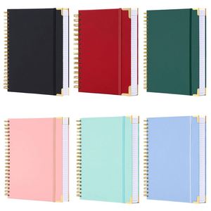 Agenda personnalisable en cuir A5 avec 80 feuilles, reliure cousue et thermocollée, cadeau promotionnel personnalisé - Product Image 2