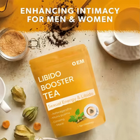 Thé stimulant de la libido OEM Ashwagandha Ginseng Maca pour l'énergie sexuelle et l'endurance 10 sachets