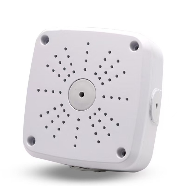 Square Monitoring Base for Hanging, Wall Mounting, Ceiling Installation with Hidden Wire Storage Box