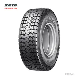 中国顶级TBR轮胎315/80r22.5 315 80 22.5卡车轮胎7年质量保修ECE DOT可用ZETA品牌