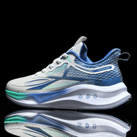 En stock chaussures de sport pour hommes avec plaque de carbone coussin en tricot pour la course à pied baskets pour hommes baskets décontractées chaussures de sport pour hommes