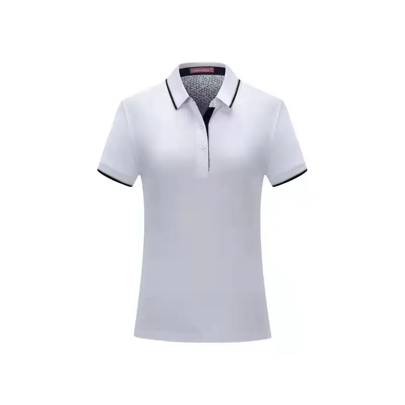 Wholesale Golf Polo T-shirts Collar Summer Short Sleeve Cotton bland golf shirt women's Polo Shirt