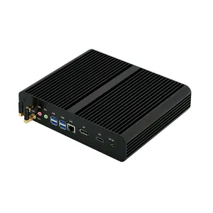 Newest I7 10710U CPU Fanless Mini PC Gaming Computer Mini ITX Board Desktop PC Gamer Win10 Ubuntu For Business Home Office HTPC