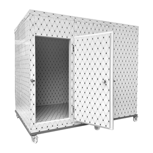 Chambre froide portable économique, unité de refroidissement mobile, congélateur Copeland à énergie solaire, facile à utiliser pour les camions de restauration - Product Image 1