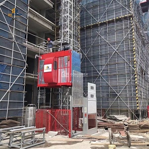 Elevador de Construcción de Nuevo Diseño, Elevador de Piñón y Cremallera, Elevador Vertical de Materiales SC100 SC200, Equipo de Elevación de Pasajeros - Product Image 2