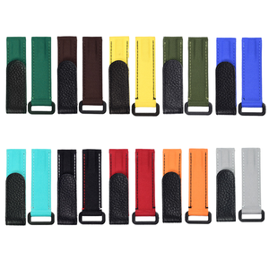 Correas de Reloj de Nailon de 20 mm con Velcro, Correas de Reloj de Tela y Cuero Transpirables, Reemplazo de Correa de Muñeca, Multicolores para Rolx - Product Image 1