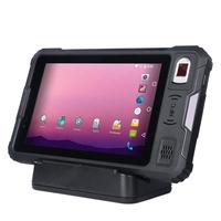 Tableta Robusta Swell V810 Android 12 con Lector RFID NFC Frontal, Opción de Soporte de Pared Integrado, 8 Pulgadas, IP68, para Negocios