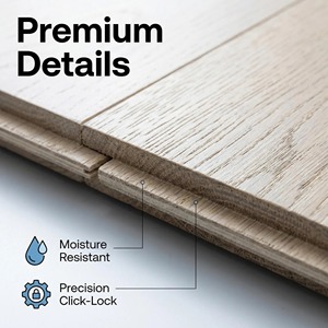 Parquet <span class=keywords><strong>chêne</strong></span> à chevrons ignifuge et acoustique à trois couches 710x127mm avec système <span class=keywords><strong>de</strong></span> réduction du bruit pour bureaux d'entreprise et espaces extérieurs - Product Image 5