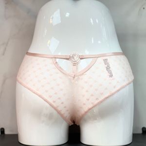 Cross Border Spot Women's Lace Embroidery Heart-Shaped Hollow <b>V</b>-Ring Buckle Underwear Bow Sexy Triangle Underwear Fun Underwear - Product Image 4