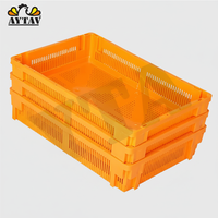 Nouvelle boîte à poussins en plastique PP, capacité de 80 poussins, cage pour animaux de type H pour utilisation à la ferme, AYTAV, longue durée de vie, toutes saisons, garantie 1 an