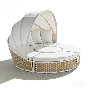 Lit de repos d'extérieur <span class=keywords><strong>en</strong></span> aluminium <span class=keywords><strong>et</strong></span> métal, mobilier de patio, <span class=keywords><strong>chaise</strong></span> longue <span class=keywords><strong>en</strong></span> corde, pour piscine <span class=keywords><strong>et</strong></span> extérieur - Product Image 3