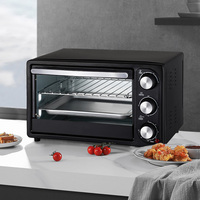 Four domestique électrique 16 L 1200W 4 éléments chauffants avec trois couches acceptant les fours à pizza OEM four domestique mécanique coutortop