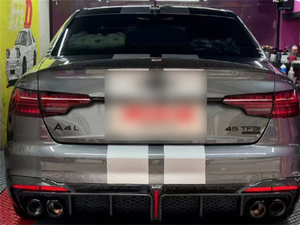 Veidt Apto para <span class=keywords><strong>Audi</strong></span> <span class=keywords><strong>A4</strong></span> S4 20-25, Difusor Trasero, Modelo B9.5 Modificado Cabur con Luces, Difusor Trasero de Cuatro Salidas - Product Image 6