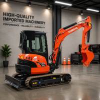 Livraison Gratuite Mini-Excavatrice KUBOTA U35 3,5 Tonnes 4 Tonnes 5 Tonnes 5,5 Tonnes, Excavatrices sur Chenilles, Moteur Kubota, Certifiées EPA CE, Excavatrice Agricole