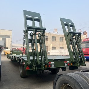Remolque de Plataforma de 3 Ejes, Semirremolque de Plataforma de 3 Ejes, Buen Precio en Venta en Libia, Remolque de Plataforma para Tractor - Product Image 3