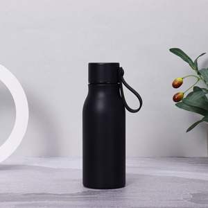 Botella de Acero Inoxidable de Boca Pequeña de 350 ml, 500 ml, 650 ml con Asa de Silicona, Taza de Vacío para Deportes, Automóvil y Uso al Aire Libre - Product Image 3