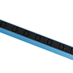 16A 250V 1U unità di distribuzione potenza a cremagliera C19 standard PDU con protezione da sovraccarico e spia EU PDU - Product Image 4