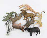 Nouveau jouet pour enfants, modèle d'animal africain en plastique creux pour collection et éducation