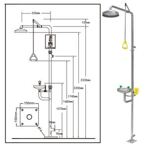 <span class=keywords><strong>Ducha</strong></span> ocular para unidades <span class=keywords><strong>de</strong></span> lavado <span class=keywords><strong>de</strong></span> Ojos <span class=keywords><strong>de</strong></span> seguridad <span class=keywords><strong>de</strong></span> <span class=keywords><strong>laboratorio</strong></span> Duchas <span class=keywords><strong>de</strong></span> <span class=keywords><strong>emergencia</strong></span> y lavaojos - Product Image 6