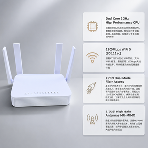 Routeur Optique Sans Fil AC1200 WiFi5 en Gros avec Processeur Double Cœur ZX279128S pour Fournisseur de Services Internet FTTH - Product Image 3