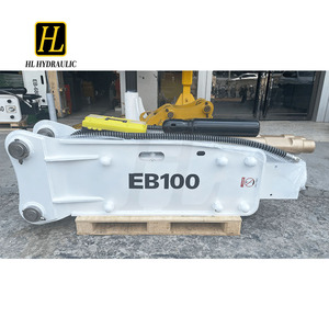 HL100 SB50 고품질 OEM 유압 브레이커 박스형 해머 (치즐 포함) 백호 및 사이드 스티어 로더용 - Product Image 3