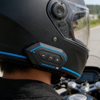 Le nouveau casque de moto Bluetooth IPX6 étanche avec puce 5.3, casque de moto Bluetooth en stock