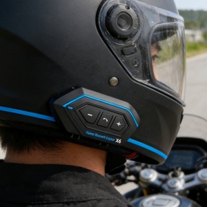 Nuevo Casco <span class=keywords><strong>de</strong></span> Motocicleta <span class=keywords><strong>con</strong></span> Bluetooth <span class=keywords><strong>de</strong></span> Alta Gama, Resistente al Agua IPX6, Chip 5.3, Disponible en Existencia - Product Image 4