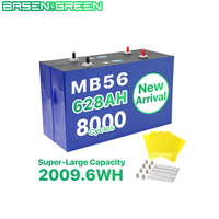 Sel Baterai LFP MB56 628Ah Grade A 3.2V Isi Ulang untuk Penyimpanan Energi Rumah
