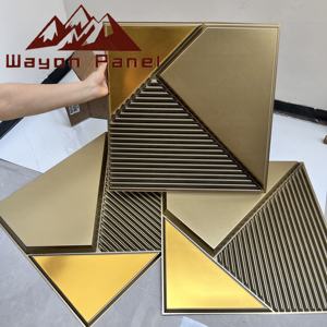 Wayon panel dinding/stiker PVC pelapis Modern kualitas tinggi 3D mudah dipasang dan tahan air - Product Image 1