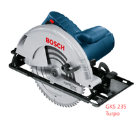 Scie circulaire GKS 235 Turbo, scie électrique à usage spécial pour le travail du bois, scie à main électrique