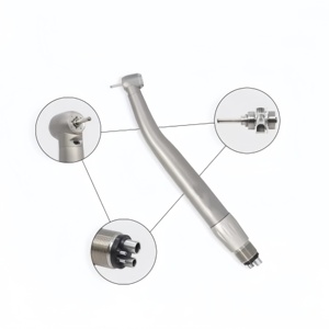 ชุดโทรศัพท์ใยแก้วนำแสงสำหรับทันตกรรม, อุปกรณ์ทันตกรรมไฟใยแก้วนำแสงแบบสเปรย์สี่รูป้องกันการดูดกลับ - Product Image 3