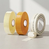 Ruban adhésif d'étanchéité pour carton JR BOPP 48 mm x 1000 m, simple face, souple, activé à l'eau, acrylique, thermofusible, imperméable, pour expédition et logistique