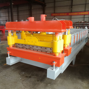 เครื่องขึ้นรูปลอนกระเบื้องเคลือบสองชั้นแบบม้วน ขายดี - Product Image 5