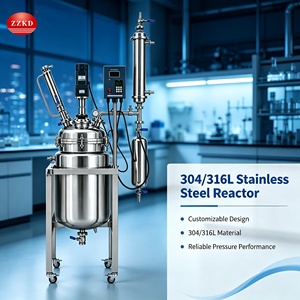 Stainless Steel Reaction Reactor High-Temperature and High-Pressure Explosion-Proof Electric Heating Kettle 5L/10L/20/50L/100L - Product Image 1