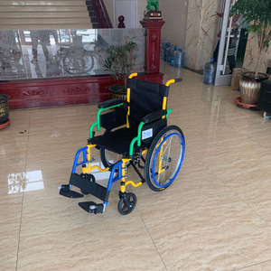 Fauteuil roulant manuel pour enfants, léger, en acier, réglable, pour une utilisation quotidienne et des activités sportives - Product Image 5