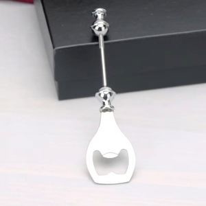 ที่เปิดขวดเบียร์ลูกปัดสแตนเลส DIY คุณภาพสูง ดีไซน์สร้างสรรค์ เหมาะสำหรับตกแต่งงานแต่งงานและเทศกาลคริสต์มาส - Product Image 5