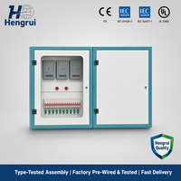 Panneau d'alimentation murale DC au design compact et léger avec unité d'alimentation et ventilateur de refroidissement pour station de base télécom