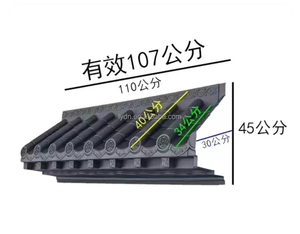 Tuiles de toiture ondulées synthétiques à prix de gros, accessoires et cimetières en <span class=keywords><strong>PVC</strong></span> ignifuges pour la décoration murale de maisons et de bâtiments - Product Image 5