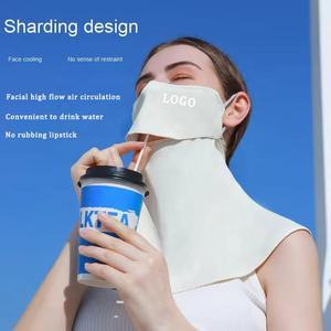 Summer Outdoor Sports Halb gesicht UV-Schutz maske Atmungsaktive Nylon-Hals abdeckung zum Radfahren - Product Image 1